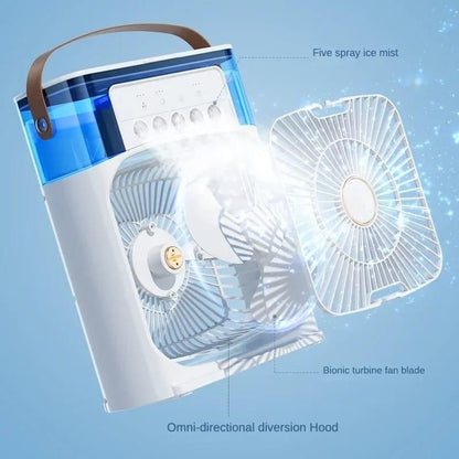 Ventilador con humidificador